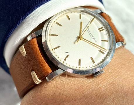  IWC Vintage Bauhaus Design 35mm Steel Handwinding 