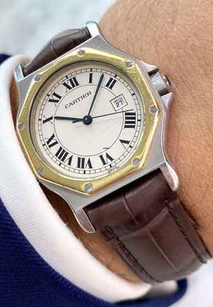  Cartier Santos Octagon Automatic ref 2966 2966 