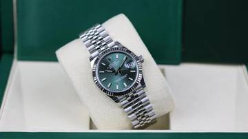 Thumbnail von Rolex Datejust 31 Jubilee - Mint Green - New - Fullset - 06/2025