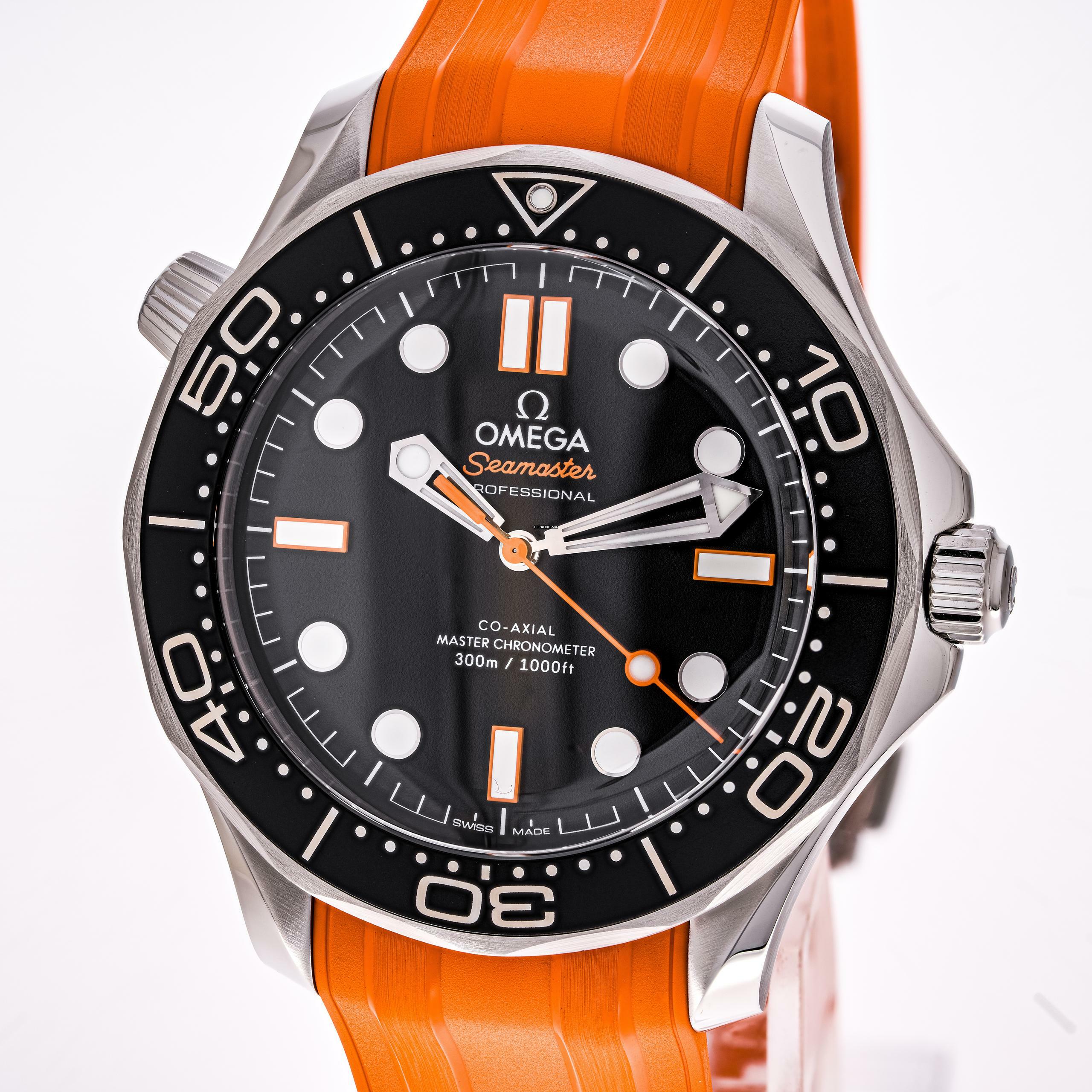Omega Seamaster Diver 300 M Orange 42 – 210.32.42.20.01.006 – NEW & Unworn – 11/2025 Full Set