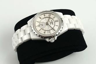 Thumbnail von Chanel J12 Brillanten Keramik Automatik Unworn Watch with Box
