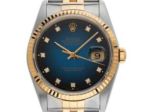 Thumbnail von Rolex Datejust 36 Diamanten Ref.16233 1990 Full Set sehr gut Vintage