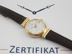 Thumbnail von IWC Da Vinci 4450 massiv 18 Karat Gelbgold Damenuhr Automatik 27 mm im Top Zustand mit original 18 Karat Schließe wie Neu