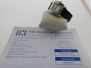 Thumbnail von Cartier Santos 100 XL 38 x 51 mm im Top Zustand mit Box und original Krokoband Neues Original Cartier Krokoband und Faltschließe