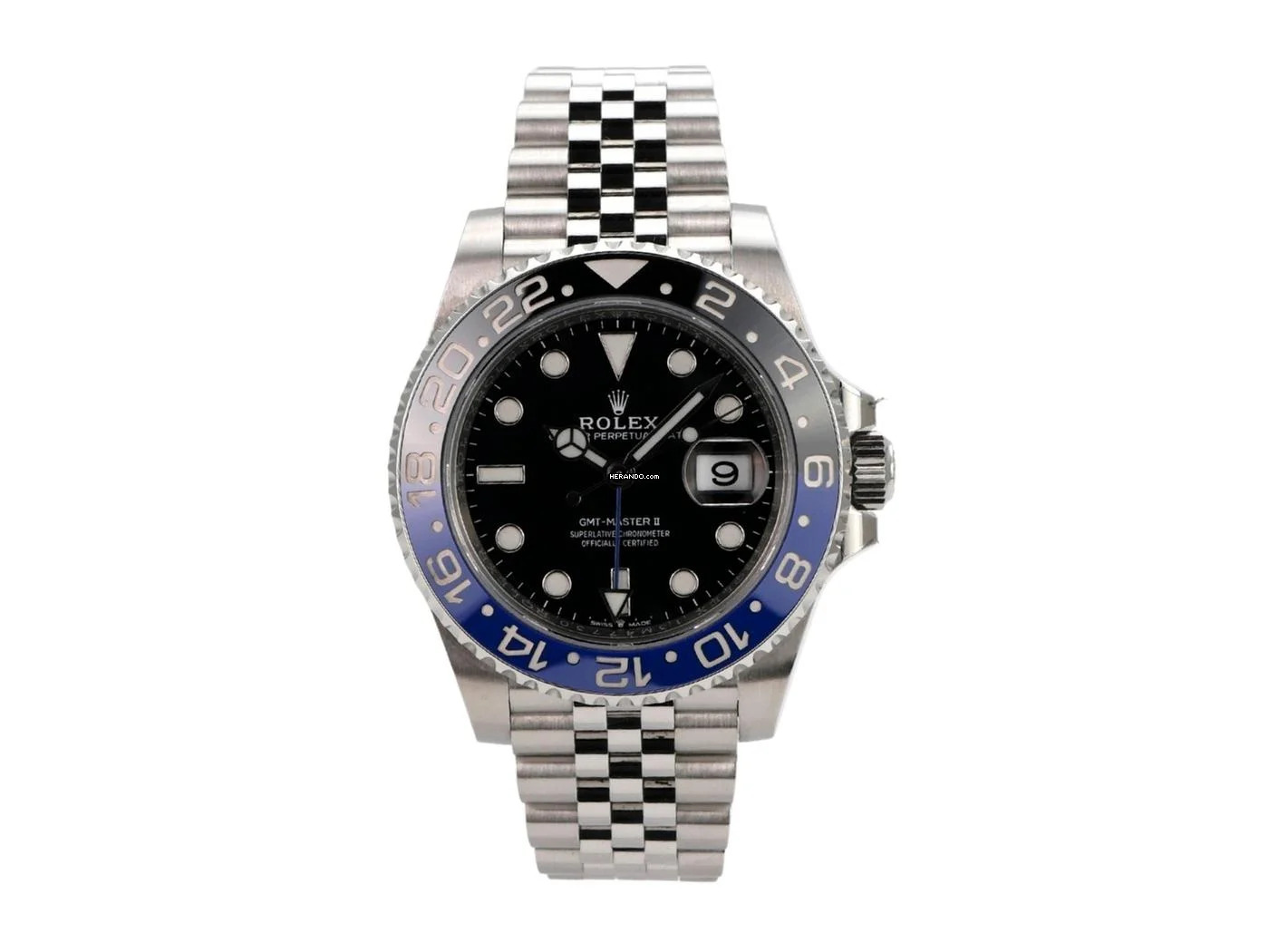 Rolex GMT-Master II Edelstahl Ref. 126710BLNR