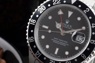 Thumbnail von Rolex GMT-Master Swiss-T<25 Dial Stahl Automatik Herrenuhr Ref. 16700 W-Serie