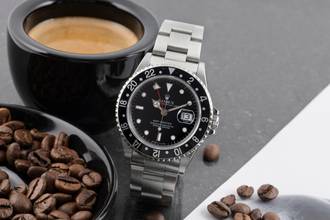 Thumbnail von Rolex GMT-Master Swiss-T<25 Dial Stahl Automatik Herrenuhr Ref. 16700 W-Serie