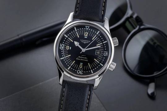  Longines Legend Diver Stahl Automatik Herrenuhr Ref. L3.674.4.50.0 