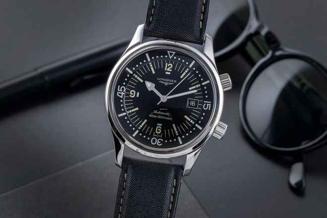  Longines Legend Diver Stahl Automatik Herrenuhr Ref. L3.674.4.50.0 