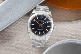 Thumbnail von Rolex Milgauss Black Dial Stahl Automatik Herrenuhr Ref. 116400 V-Serie B&P 2009