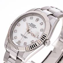 Thumbnail von Rolex Datejust 41 Pearl Dial Diamond – 126334 – like NEW – 2022 Full Set Lc100