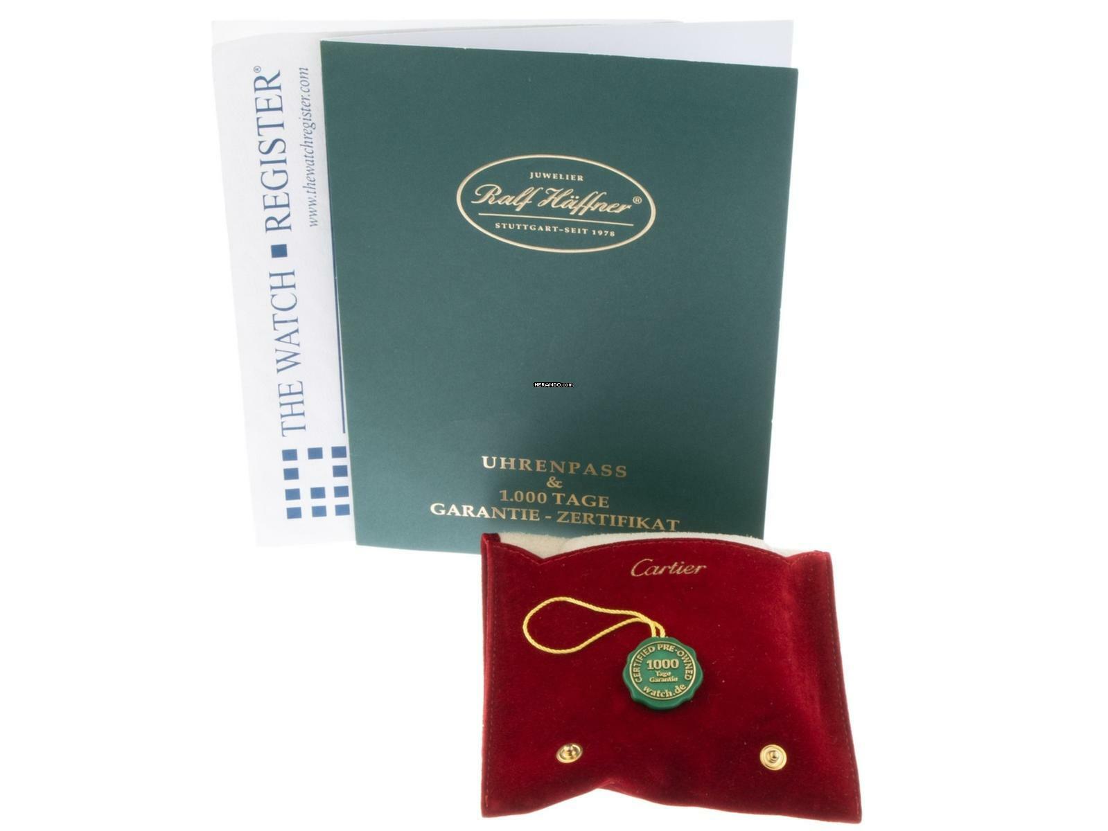 Cartier Santos Octagon Ref.187902 1990 original Box sehr Gut Vintage