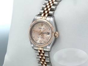 Thumbnail von Rolex Lady-Datejust 26mm 179171 2010 Stahl Roségold 750 Diamanten Automatik Stainless Steel 18kt Rose Gold Jubilé-band Chronometer Oyster