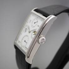 Thumbnail von IWC Novecento Perpetual Calendar 3545 Platinum 950 Box+papers RARE Full Set