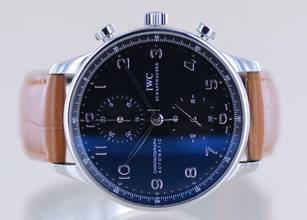 Thumbnail von IWC Portugieser Chronograph Automatik 41mm black Dial Klassiker Dresswatch