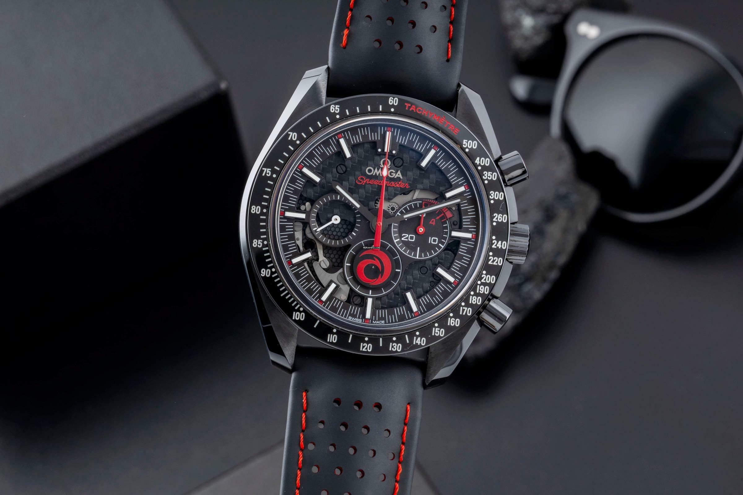 Omega Speedmaster Dark Side Of The Moon Team Alinghi 311.92.44.30.01.002 B&P