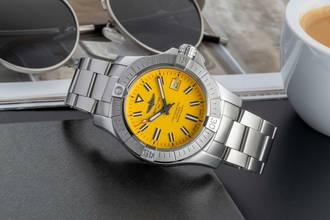 Thumbnail von Breitling Avenger Seawolf Yellow Stahl Automatik Herrenuhr Ref A17319101I1A1 B&P