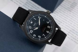 Thumbnail von IWC Fliegeruhr Pilot Top Gun Keramik / Titan Automatik Herrenuhr Ref. IW326901 B&P 2020