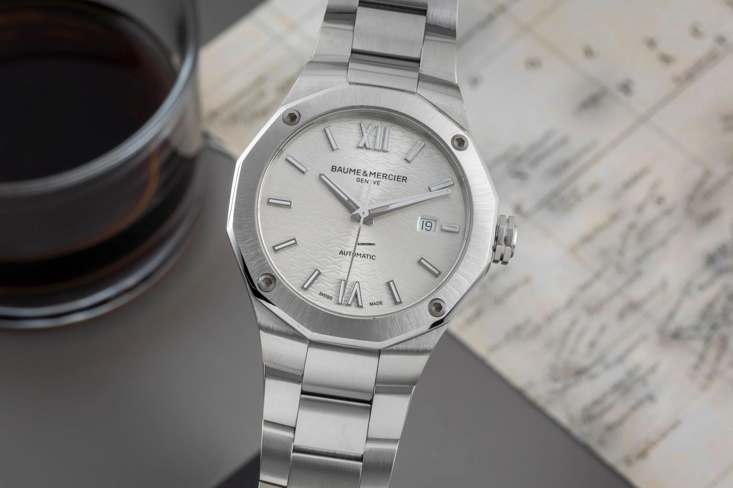 Baume & Mercier Riviera 42MM Edelstahl Automatik Herrenuhr Ref. M0A10622 65901