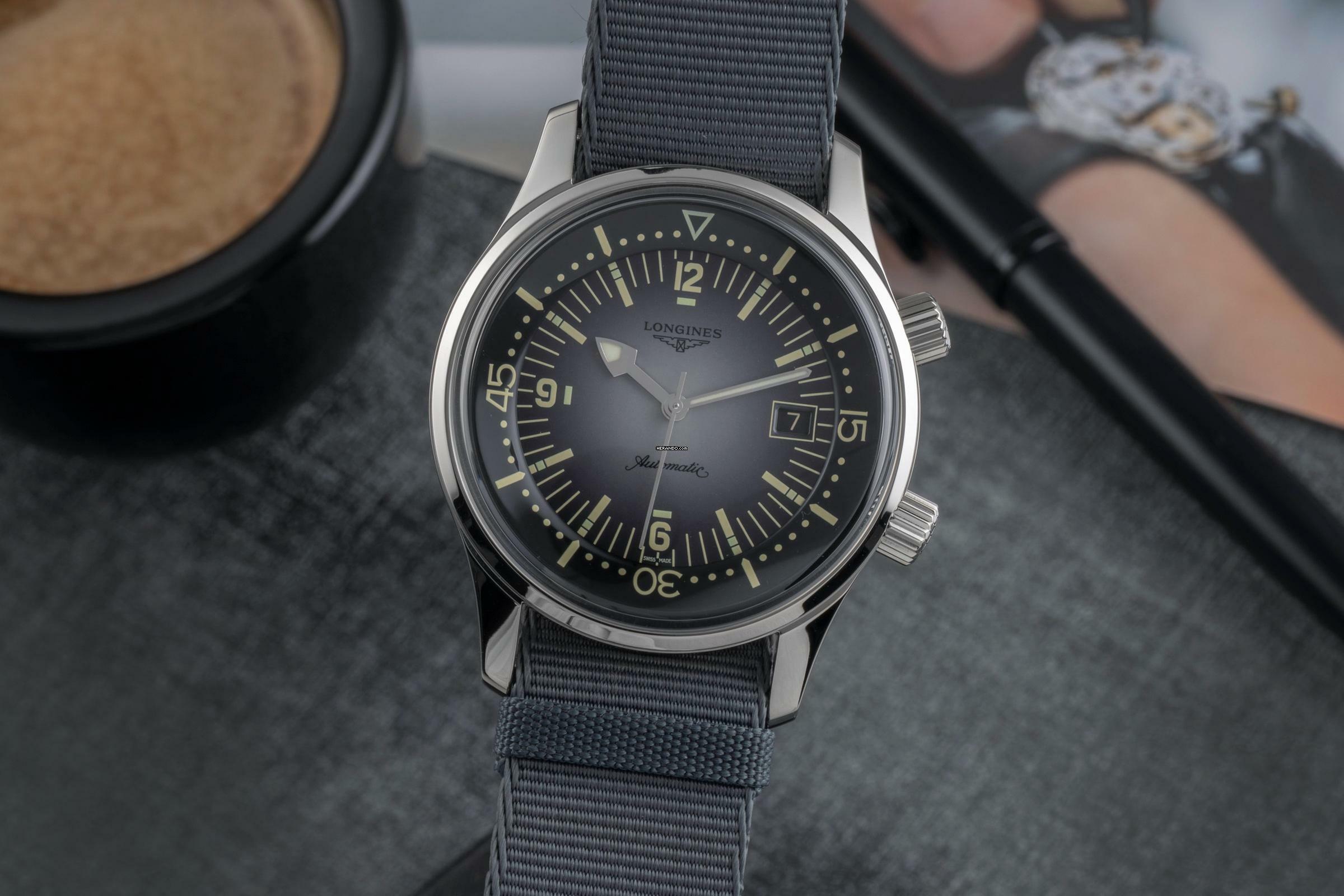 Longines Legend Driver Automatik Herrenuhr Ref L3.774.4.70.2 B&P 2025