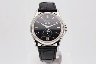 Thumbnail von Patek Philippe Annual Calendar Wempe Edition In Platinum - Limited Edition - With Box And Papers - 5125P-001 2003