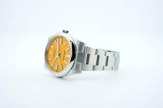 Thumbnail von Rolex Oyster Perpetual 41 Yellow Dial - With Box And Papers - 124300 2021