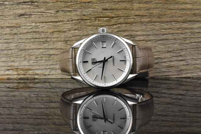  TAG Heuer Carrera Lady Quarz 36mm Perlmutt / MOP Dial - Stahl - 2021 