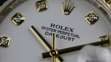 Thumbnail von Rolex Datejust 36 Steel Gold - White Diamond - Fullset - 08/2012