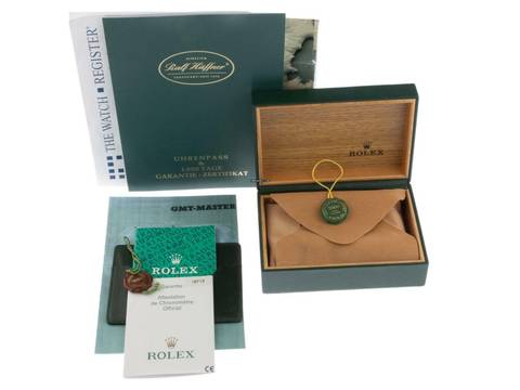  Rolex GMT-Master II Tiger no Hole Ref.16713 2004 Full Set sehr gut Vintage 