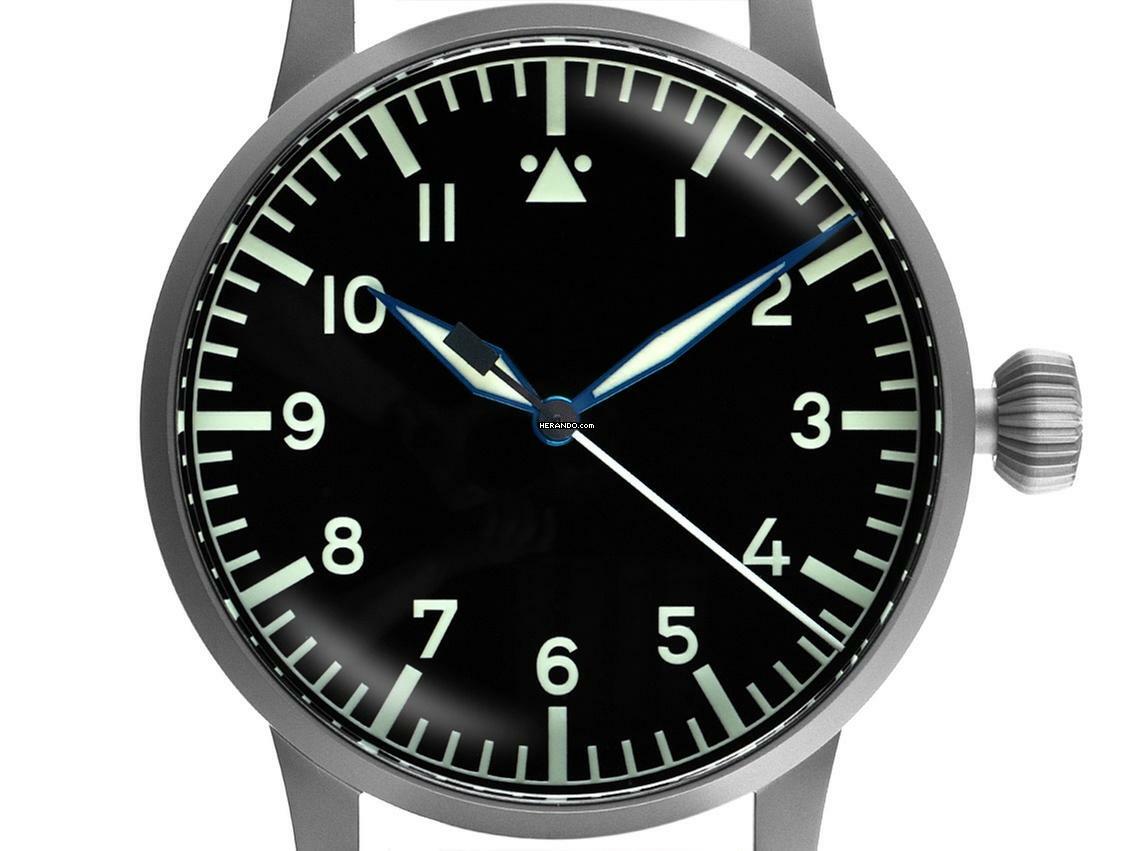 Laco Fliegeruhr Replika Typ A Ref.861829 2005 Full Set Ungetragen Vintage