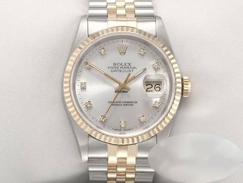  Rolex Datejust 36 36mm 16233 1997 Stahl Gelbgold 750 Diamanten Automatik Stainless Steel 18kt Yellow Gold Jubilé-band Chronometer Oyster 