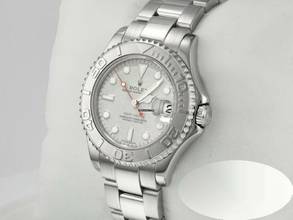 Thumbnail von Rolex Yacht-Master Medium 35mm 168622 Stahl Platin 2003 Automatik Damen Stainless Steel Oyster-band Chronometer