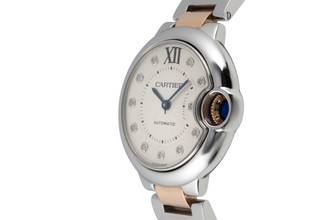 Thumbnail von Cartier Ballon Bleu 33mm Diamant Zifferblatt Stahl Gold Automatik Ref. WE902044