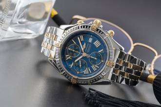 Thumbnail von Breitling Crosswind Chronograph Stahl / Gold Automatik Herrenuhr Ref. B13355