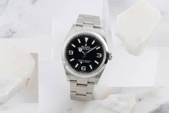 Thumbnail von Rolex Explorer Oyster Edelstahl Automatik Herrenuhr Ref. 124270 B&P 2022