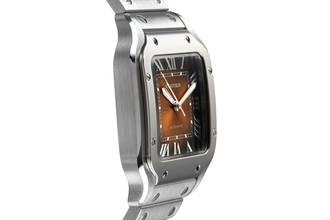 Thumbnail von Cartier Santos de Cartier Stahl Automatik Herrenuhr Ref. WSSA00065