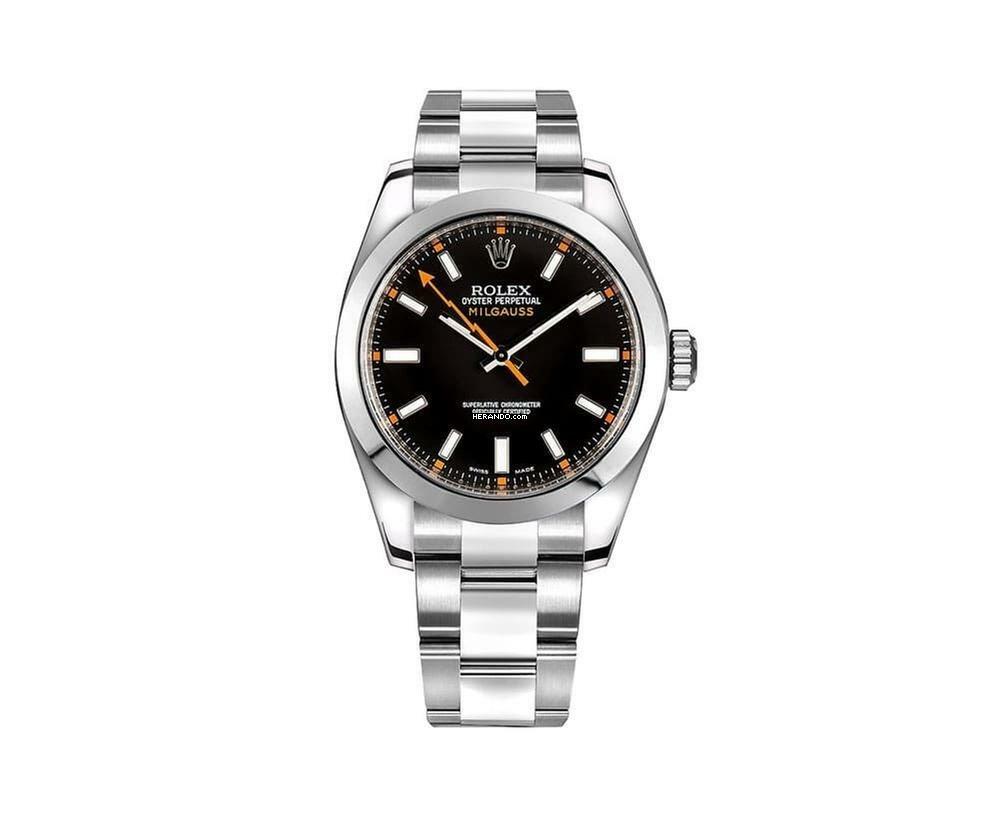 Rolex Milgauss Black Dial - With Box - 24 Months Warranty 116400