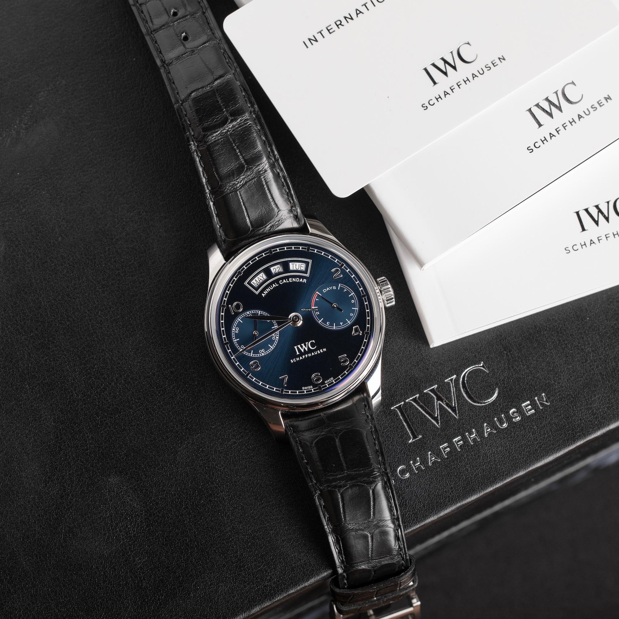 IWC Portugieser Annual Calendar Full Set Unworn
