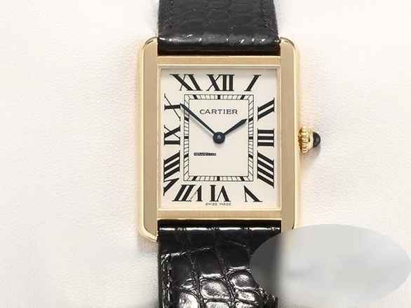  Cartier Tank Solo Großes Modell Edelstahl Gelbgold 750 W1018855 2024 Stahl Gold 