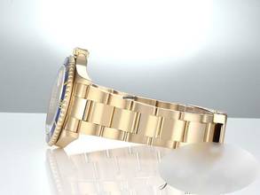 Thumbnail von Rolex Submariner Date 16618 2007 Sultan Gelbgold 750 Automatik Diamanten Saphir 18kt Yellow Gold Oyster-band Chronometer