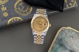 Thumbnail von Rolex Datejust 36 Stahl / Gold Diamond Dial Automatik Ref. 16233