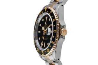 Thumbnail von Rolex GMT-Master II Stahl / Gold Herrenuhr Oyster Perpetual Ref. 16713 B&P 1997