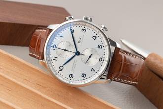 Thumbnail von IWC Portugieser Chronograph Stahl Automatik Herrenuhr Ref. IW371617