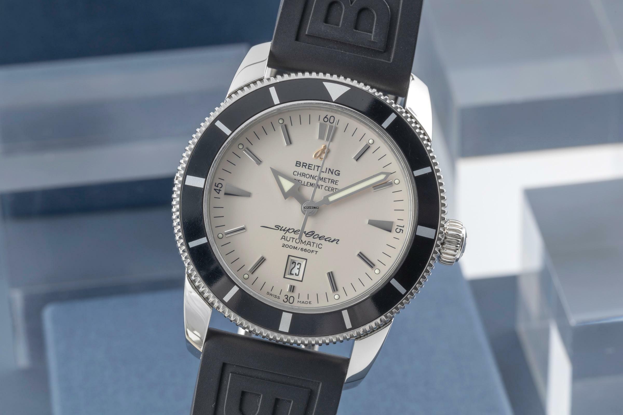 Breitling Superocean Heritage 46 Stahl Automatik Herrenuhr Ref A1732024/G642 B&P