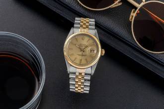 Thumbnail von Rolex Datejust 36 Oyster Perpetual Stahl / Gold Automatik Ref. 16013 Klassiker