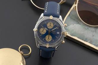 Thumbnail von Breitling Chronomat Chronograph Stahl / Gold Automatik Ref. B13048