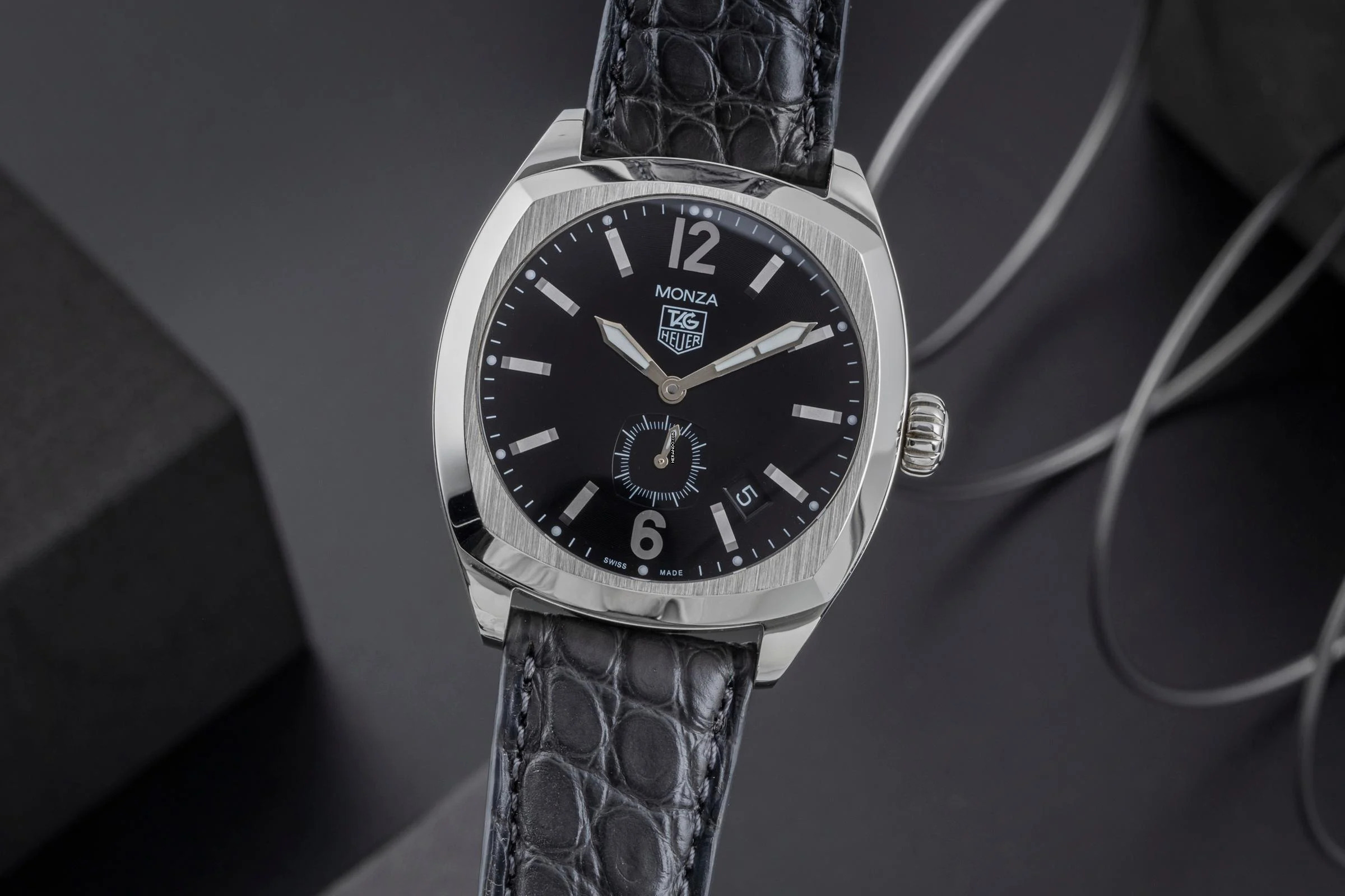 TAG Heuer Monza Automatik Datum Edelstahl Herrenuhr Saphirglas Ref. WR2110