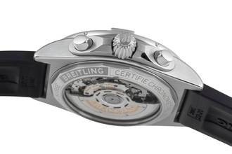 Thumbnail von Breitling Chronomat Chronograph Stahl / Platin Ref. PB0134101C1S2 B&P 2022