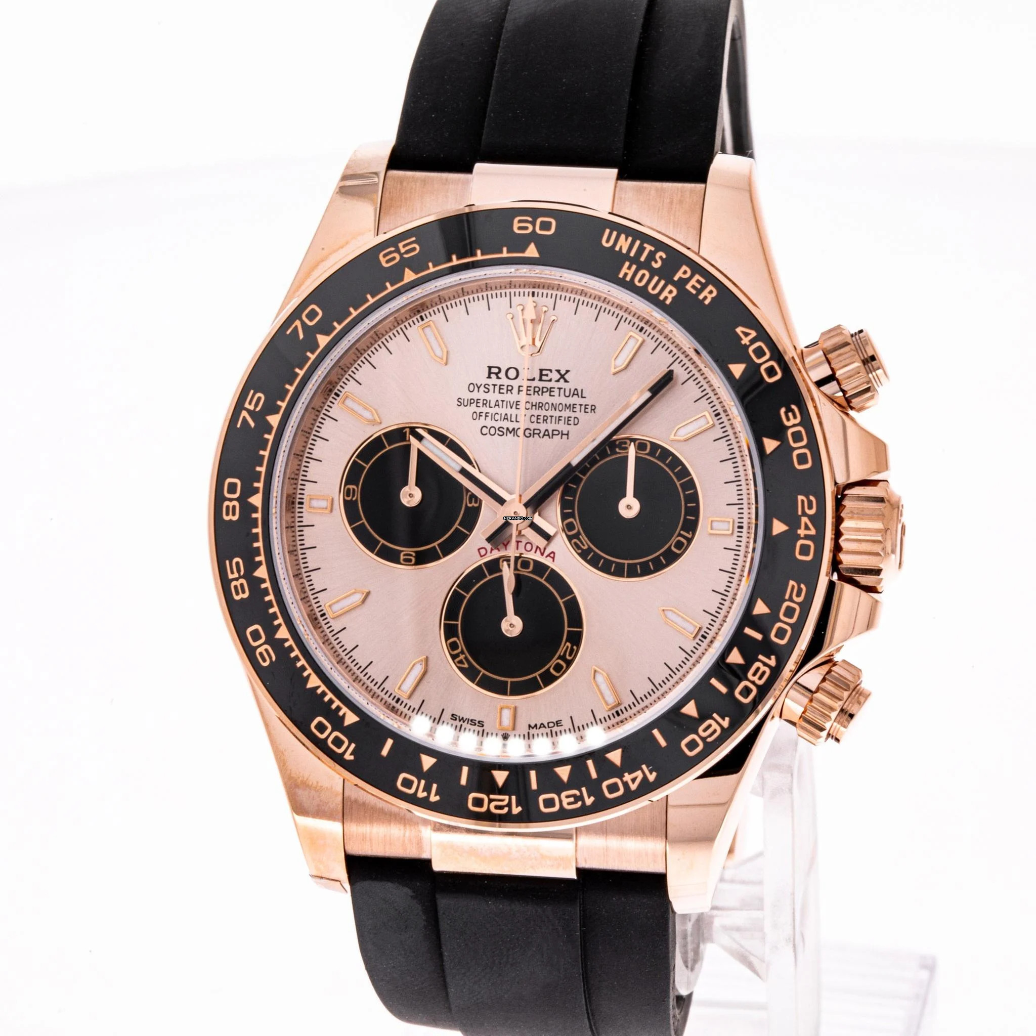 Rolex Daytona Cosmograph Daytona Sundust – Oysterflex – 126515LN – like NEW – 2024 Full Set