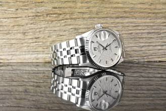 Thumbnail von Tudor Prince Date 76214 Stahl / Weißgold top Bezel - Full Set